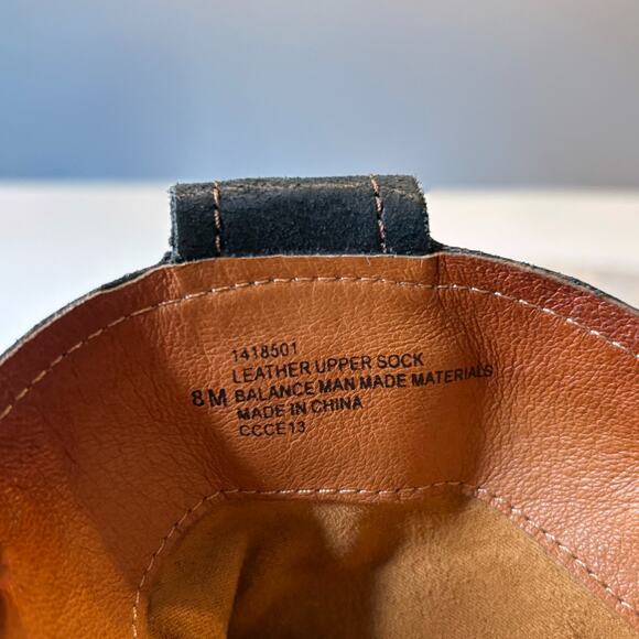 Sofft Black Leather Slouch Harness Boots Ring Stud Detail Women’s US Size 8M - Picture 9 of 10